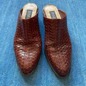 Vintage VTG Brazilian ‘Ipanema’ Leather Woven Clogs - 7.5 W Women’s